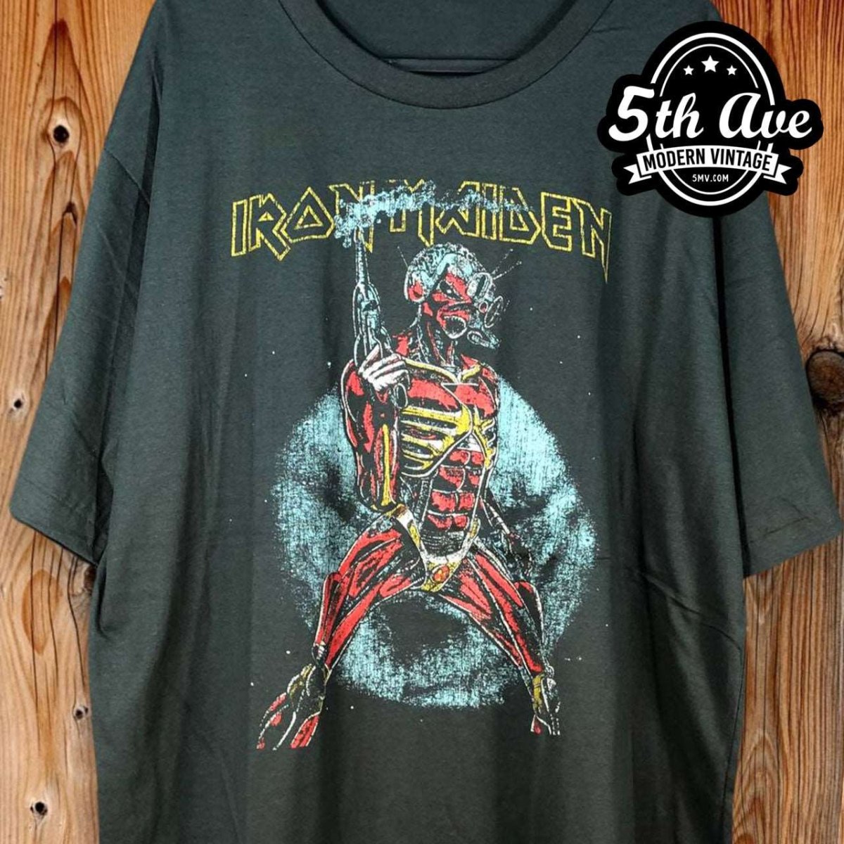 Iron Maiden Somewhere on Tour 1987 - New Vintage Band T shirt