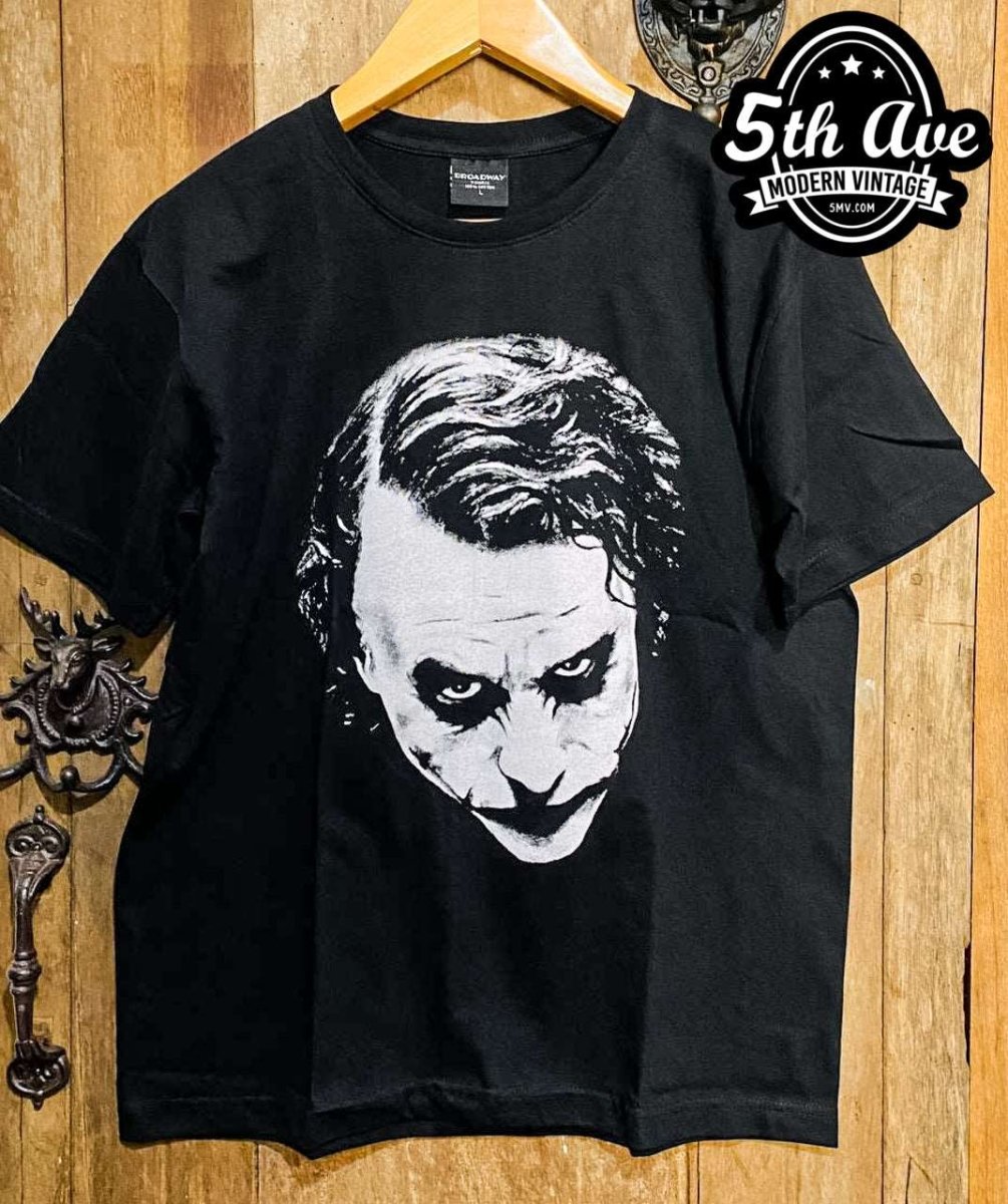 Joker Heath Ledger - New Vintage Movie T shirt - Vintage Band Shirts