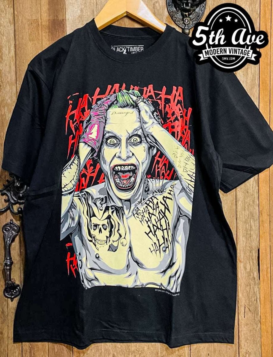 Joker Suicide Squad Jared Leto - New Vintage Movie T shirt - Vintage Band Shirts