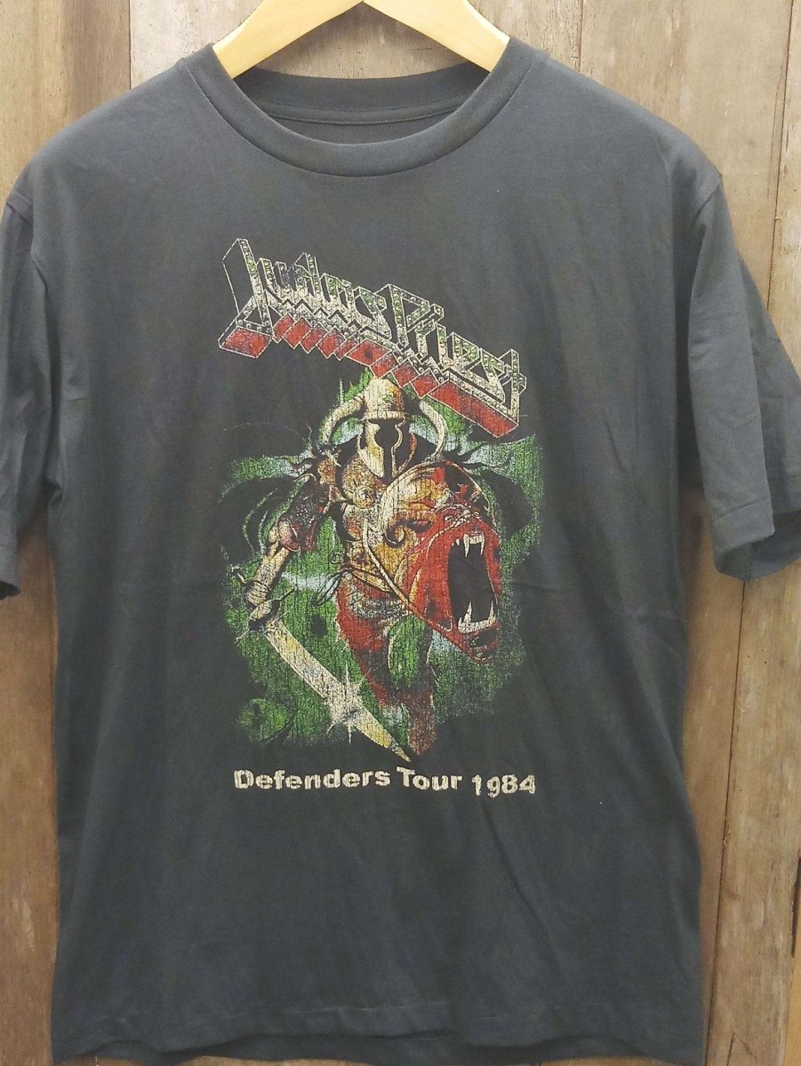 Judas Priest 'Defenders Tour 1984' T-Shirt: A Tribute to Rock Legacy - Vintage Band Shirts