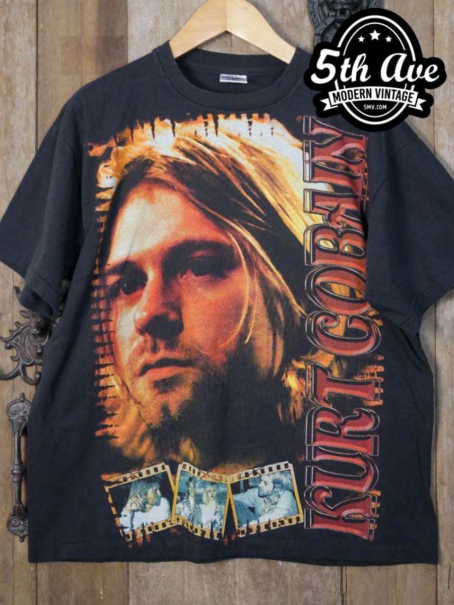 Kurt Cobain Nirvana - New Vintage Band T shirt - Vintage Band Shirts