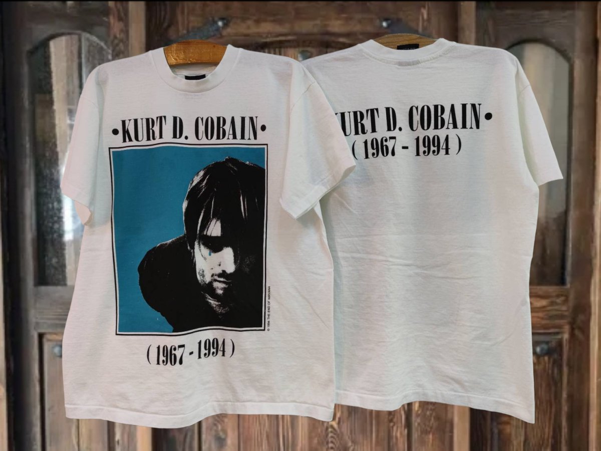 Kurt Cobain Tribute Tee: A Grunge Icon's Legacy in Wearable Form - Vintage Band Shirts
