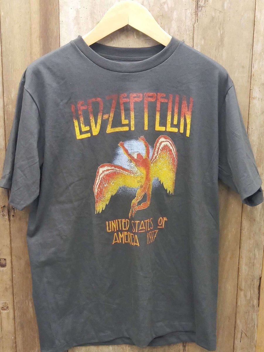Led Zeppelin Icarus 100% Cotton New Vintage Band T Shirt Tour Shirt - Vintage Band Shirts