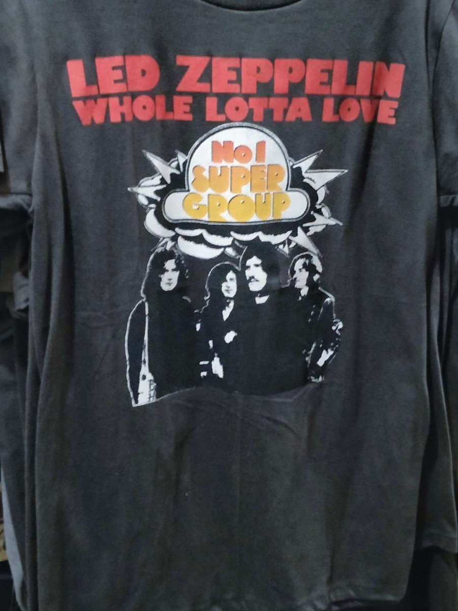 Led Zeppelin 'Whole Lotta Love' T-Shirt: A Tribute to the Number One Super Group - Vintage Band Shirts