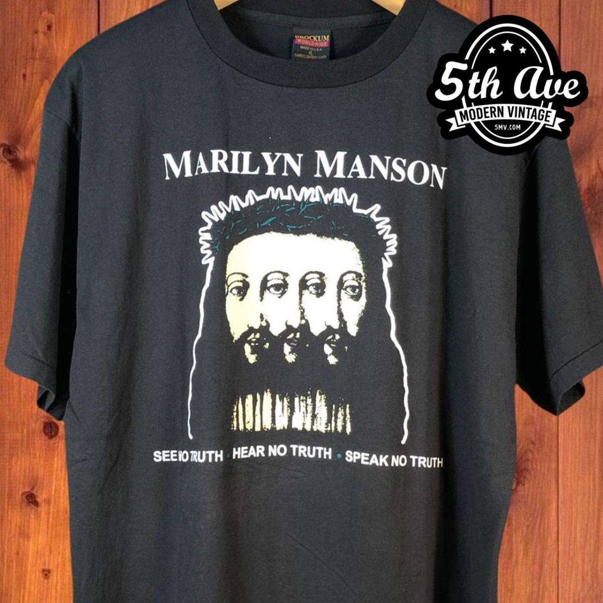 Marilyn Manson Believe - New Vintage Band T shirt - Vintage Band Shirts