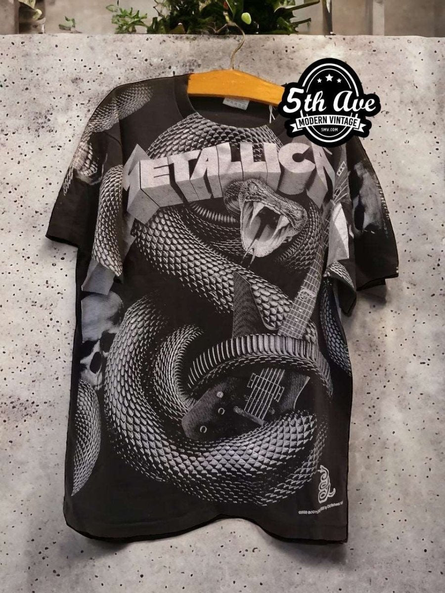 Metallica All Over Print t shirt - Vintage Band Shirts