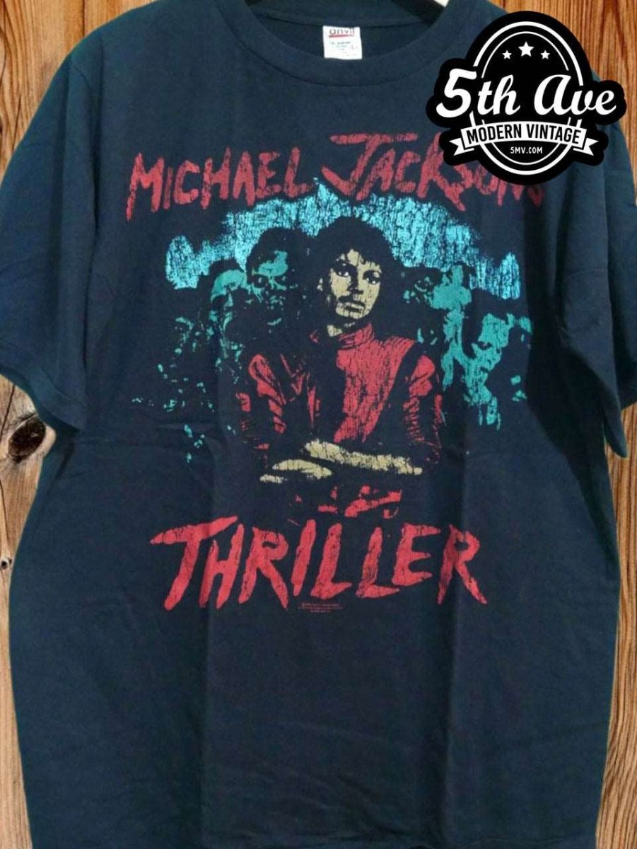 Michael Jackson 'Thriller' Rare Vintage Distressed T-Shirt - Vintage Band Shirts