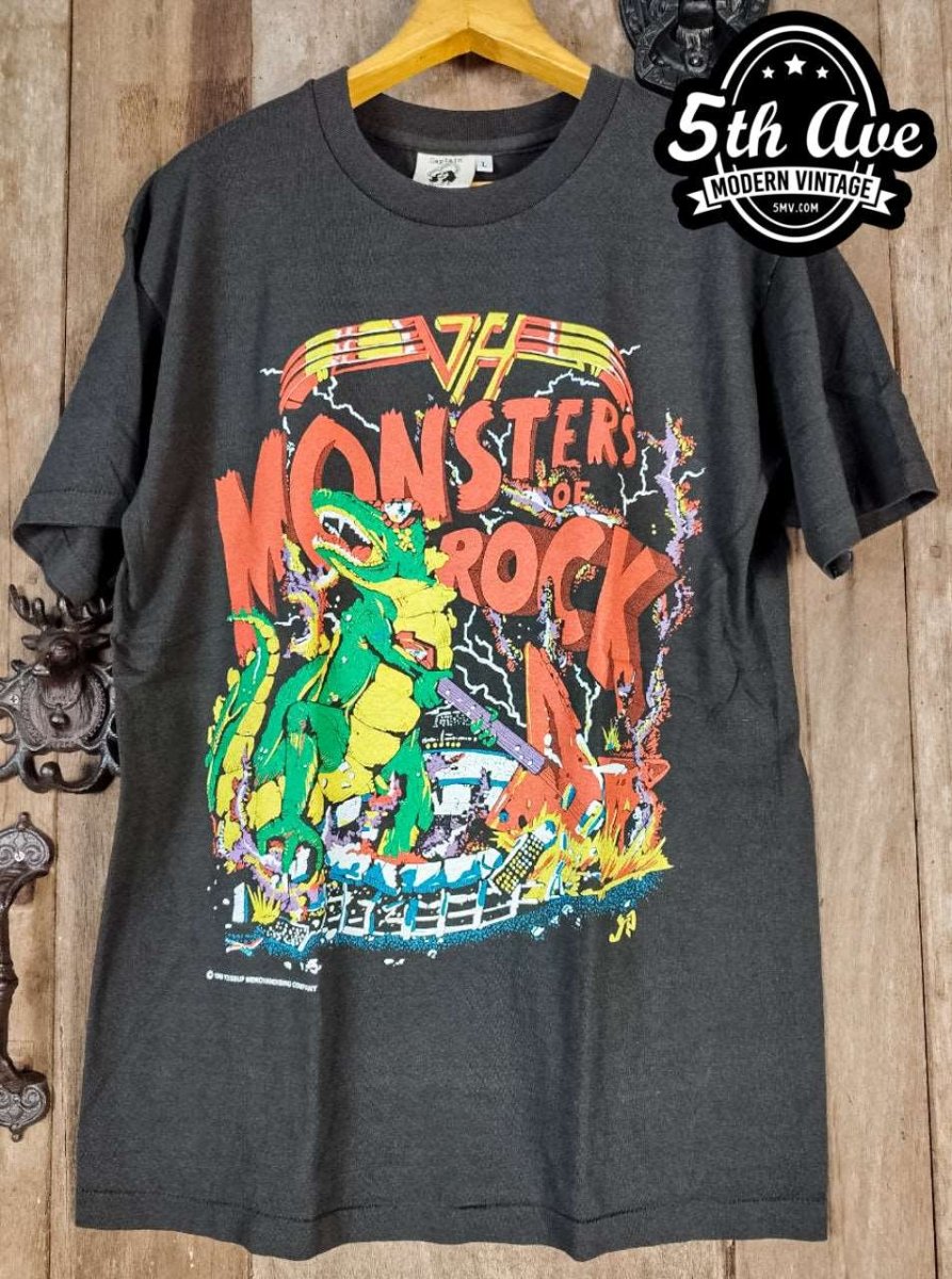 Monsters of Rock Vintage Band T-Shirt: Unleash Your Inner Rock God