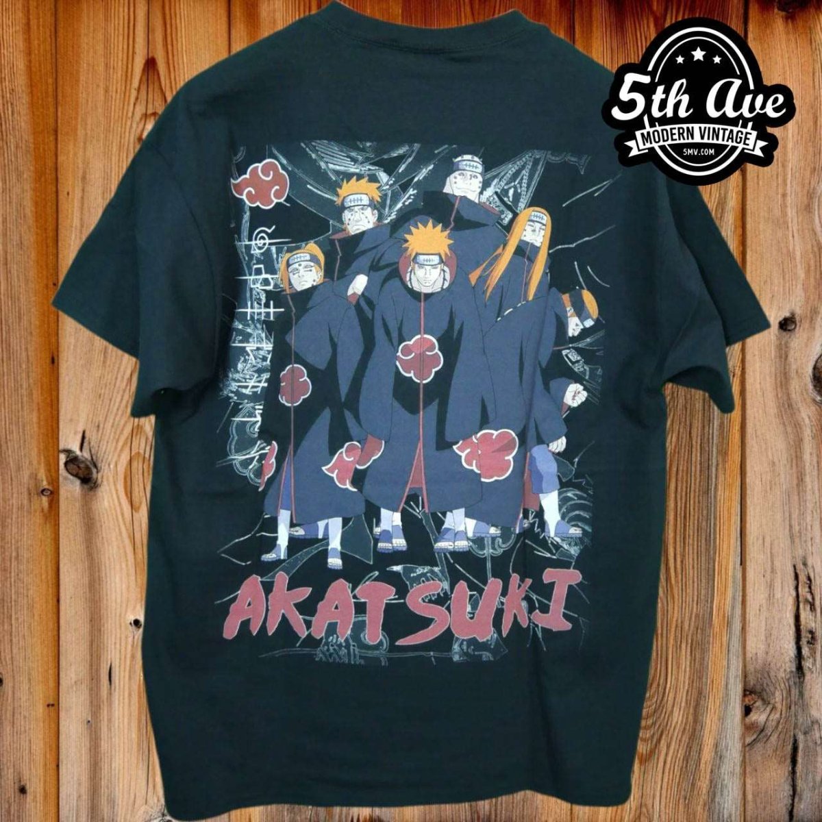 Naruto Shippuden Akatsuki - New Vintage Anime T shirt - Vintage Band Shirts