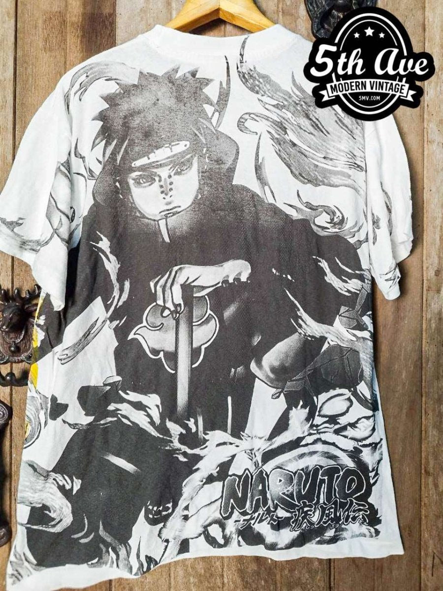 Naruto Shippuden Pain - AOP all over print New Vintage Anime T shirt - Vintage Band Shirts