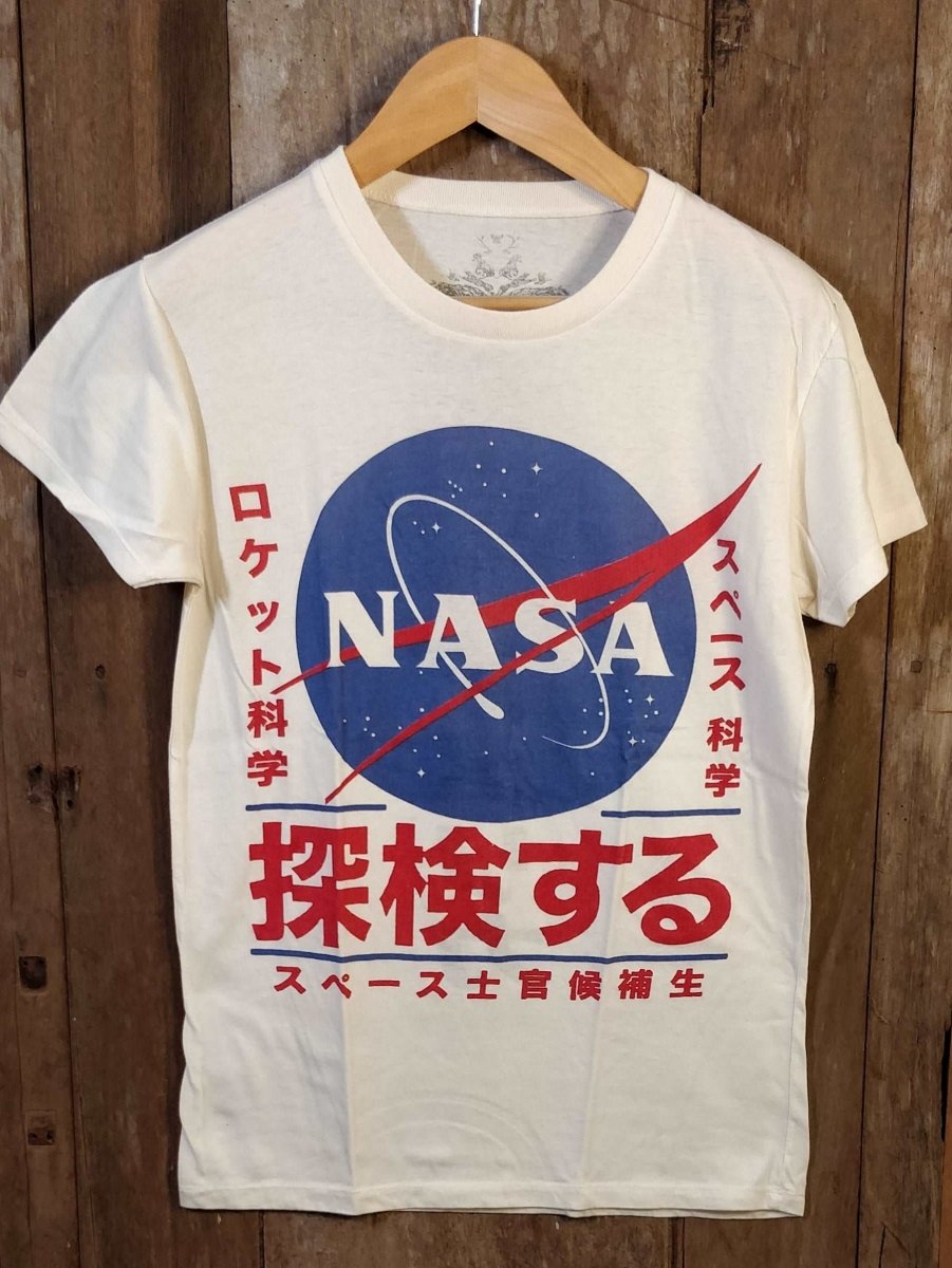 NASA 100% Cotton New Vintage T Shirt JAPAN - Vintage Band Shirts