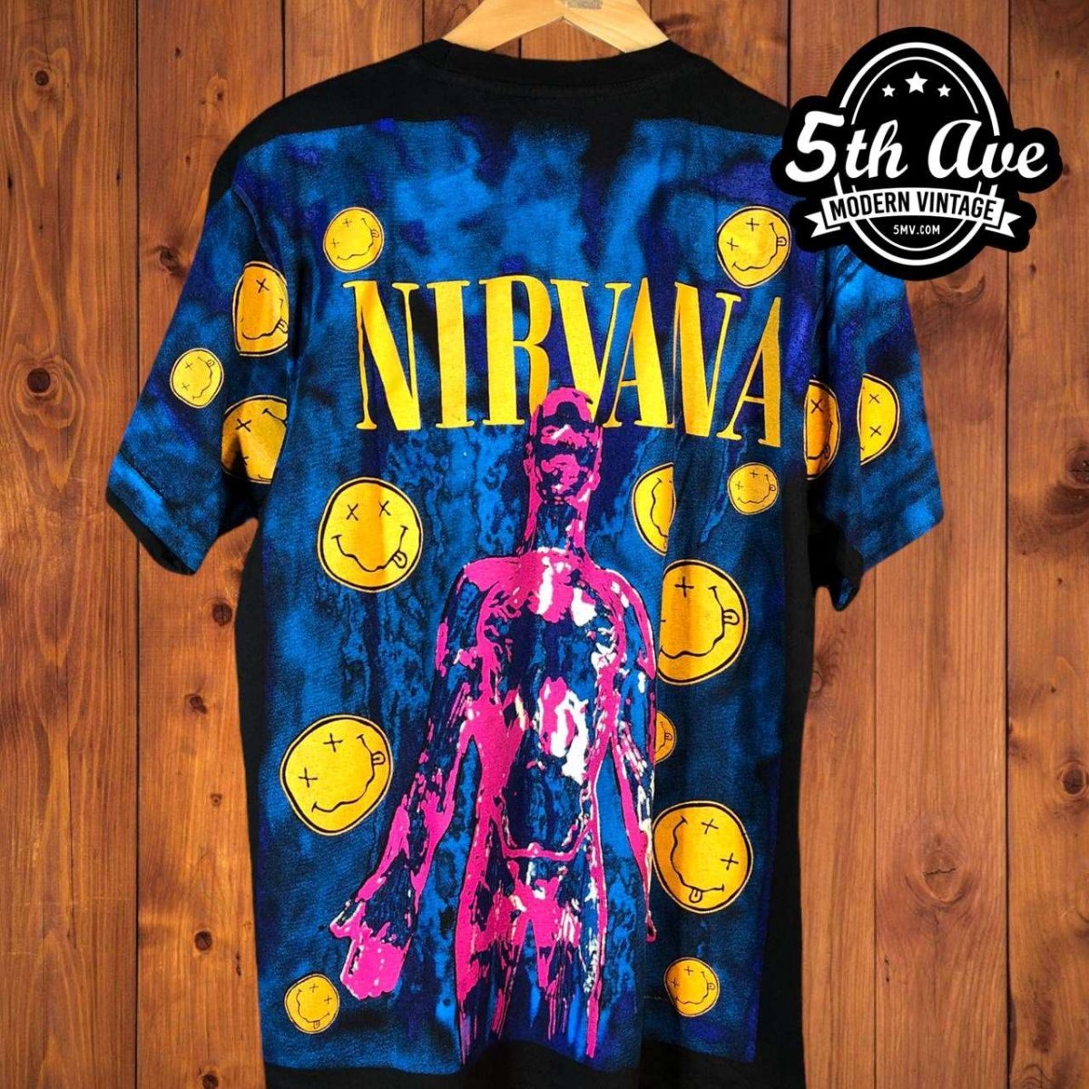 Nirvana - AOP all over print New Vintage Band T shirt - Vintage Band Shirts