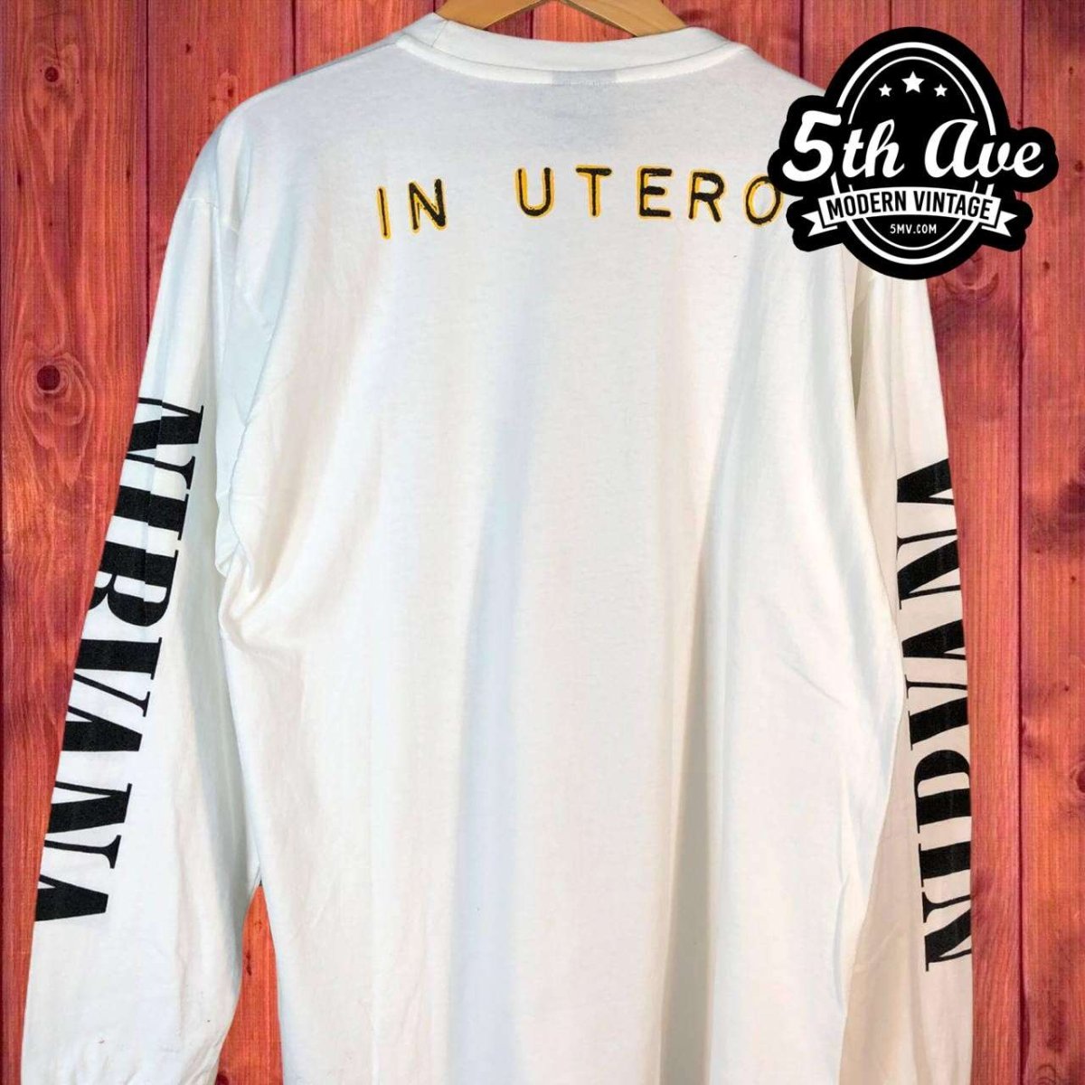 Nirvana In Utero - New Vintage Band Long Sleeve T Shirt - Vintage Band Shirts