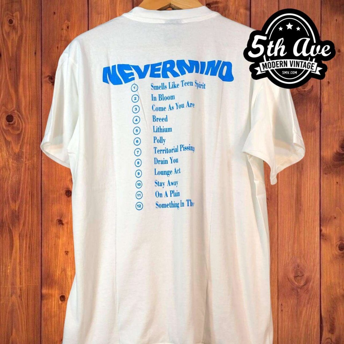 Nirvana's 'Nevermind': Legacy Crewneck Commemorative Tee - Vintage Band Shirts