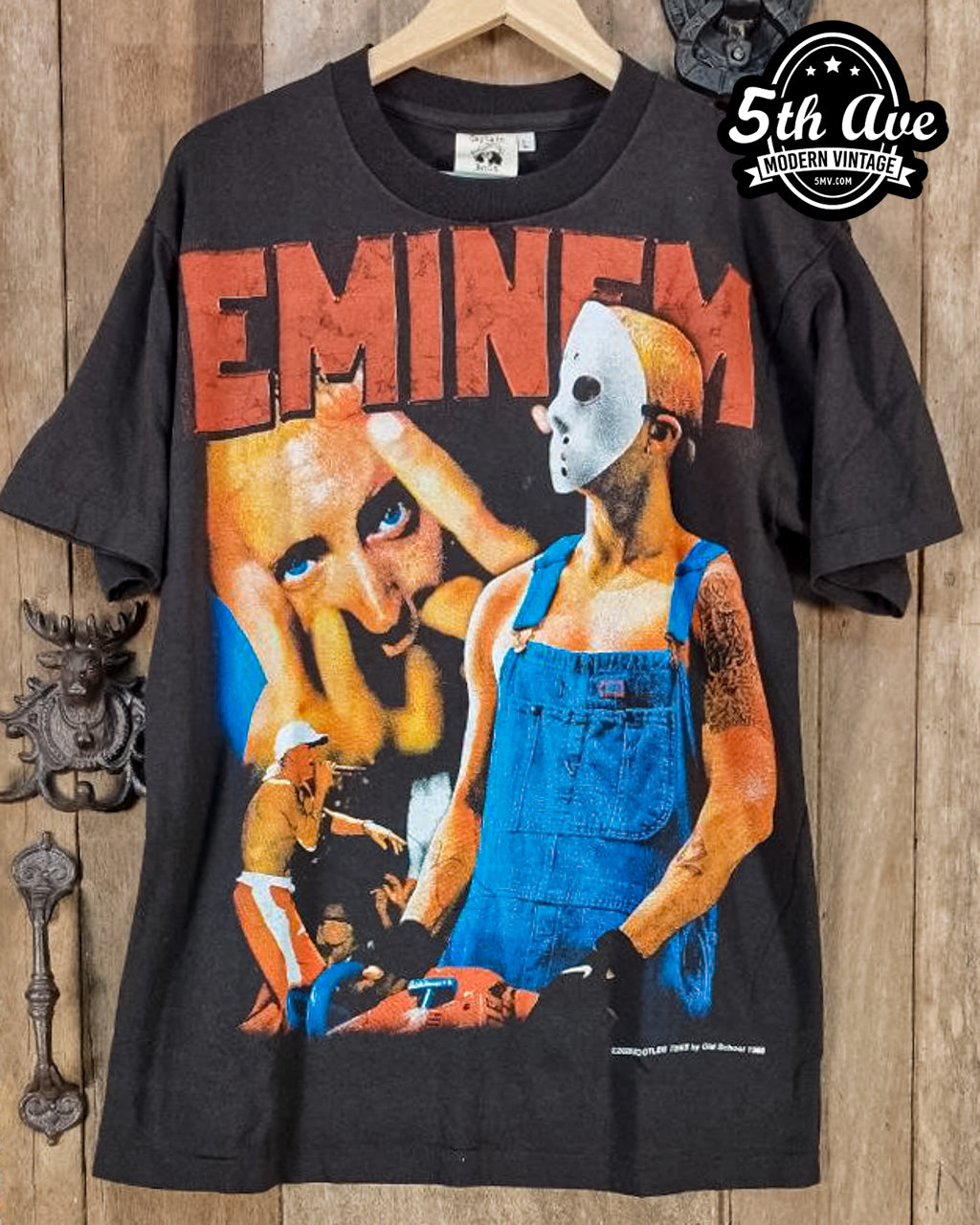 Eminem Jason Mask "EMINƎM" - New Vintage Band T shirt