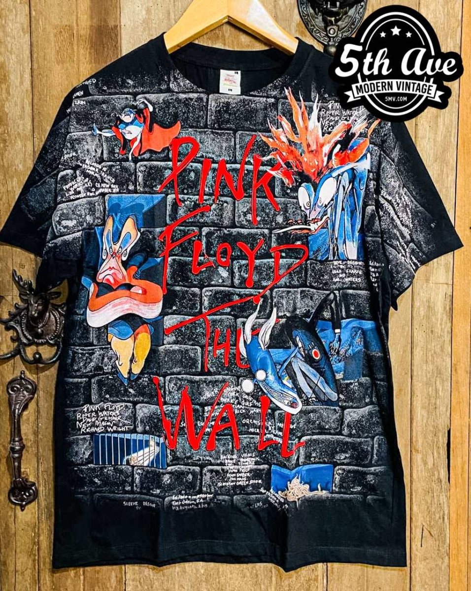 Pink Floyd the Wall - AOP all over print New Vintage Band T shirt 