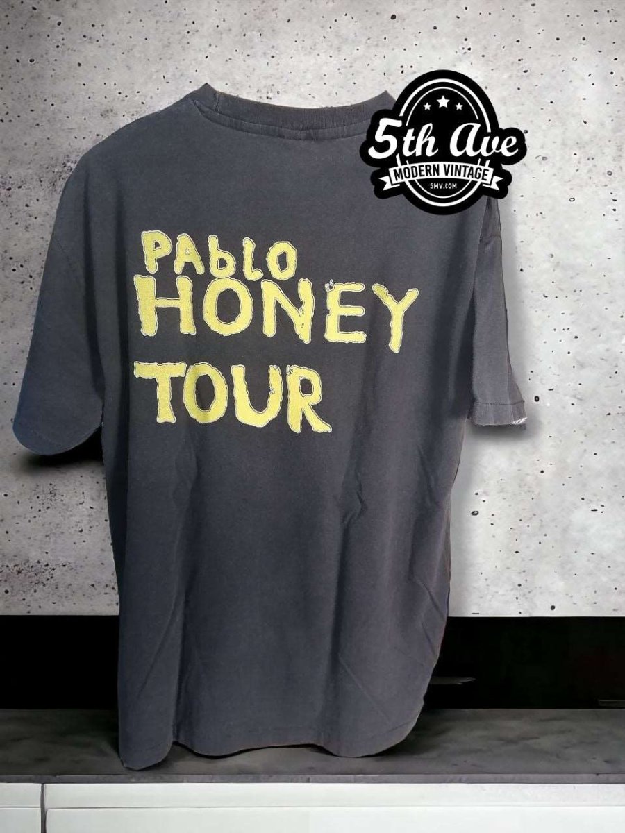 Radiohead Pablo Honey Tour 1993 Black t shirt: A Vintage Classic - Vintage  Band Shirts