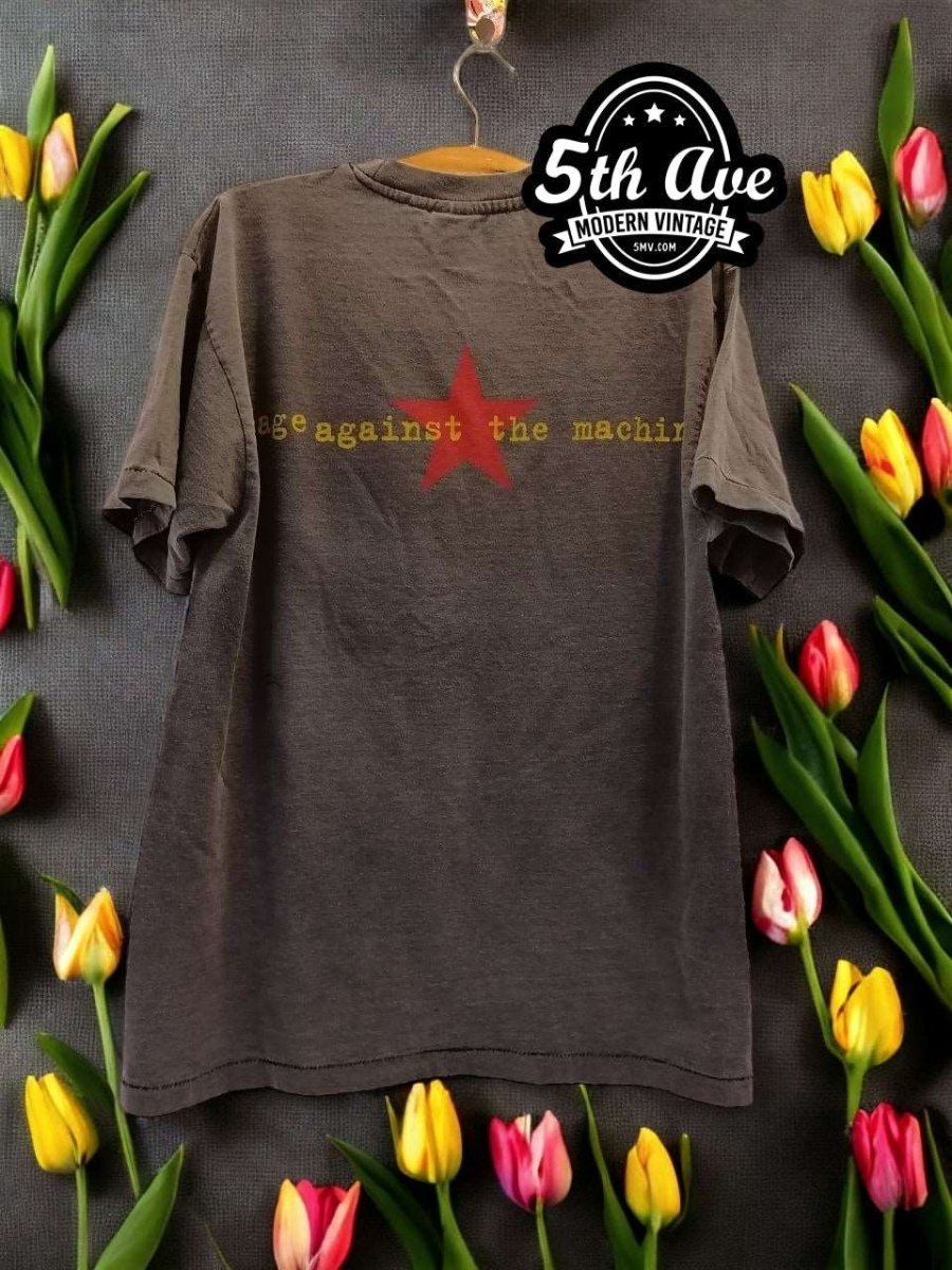 Rage Against The Machine Single Stitch t shirt - Vintage Band Shirts