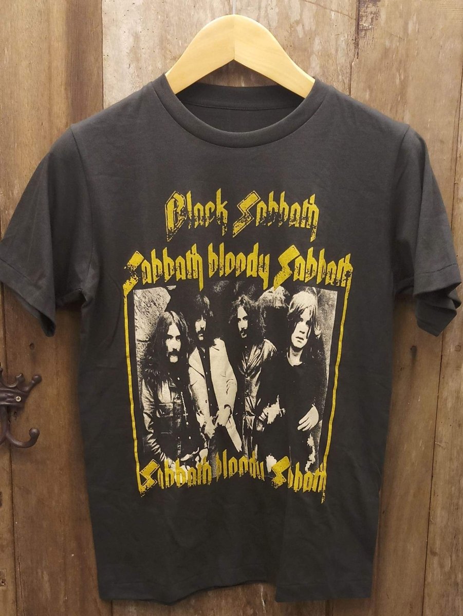Resonant Echoes: Sabbath Bloody Sabbath Distressed t shirt - Vintage Band Shirts