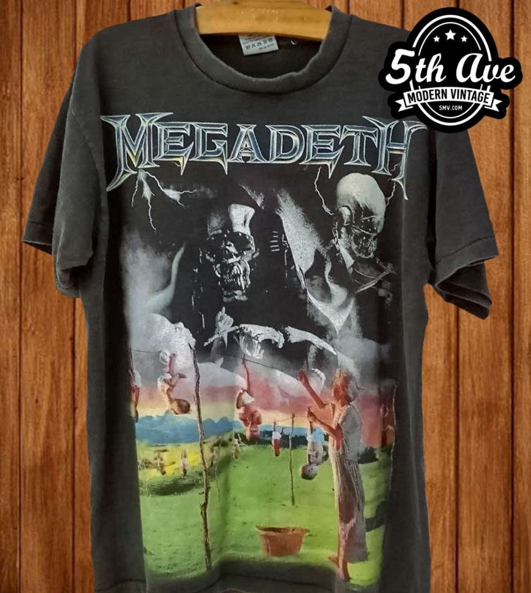 Rust in Fury: Megadeth Legacy - New Vintage Band T shirt - Vintage