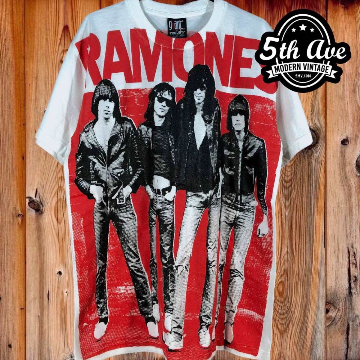 The Ramones - AOP all over print New Vintage Band T shirt - Vintage Band Shirts