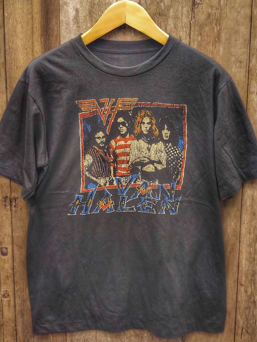 Van Halen Classic T-Shirt: A Tribute to Rock Legends - Exclusively at 5MV - Vintage Band Shirts