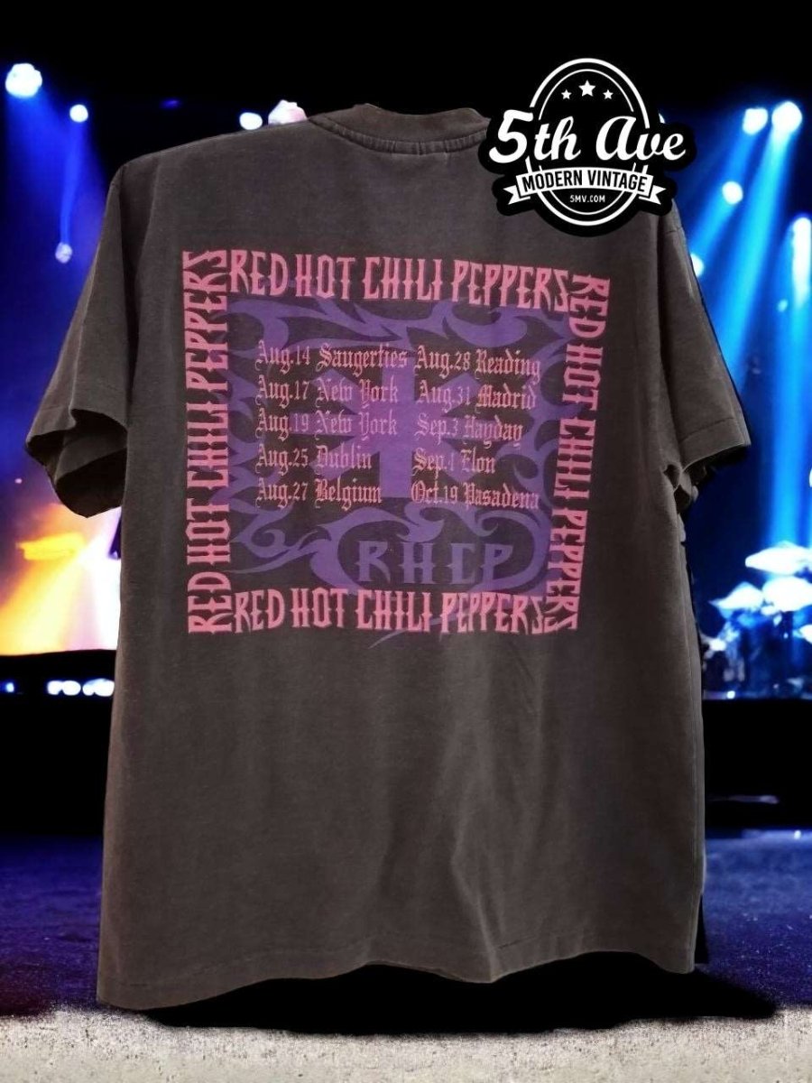 Vintage Red Hot Chili Peppers '94 Foreign Tour Commemorative T-Shirt - Vintage Band Shirts