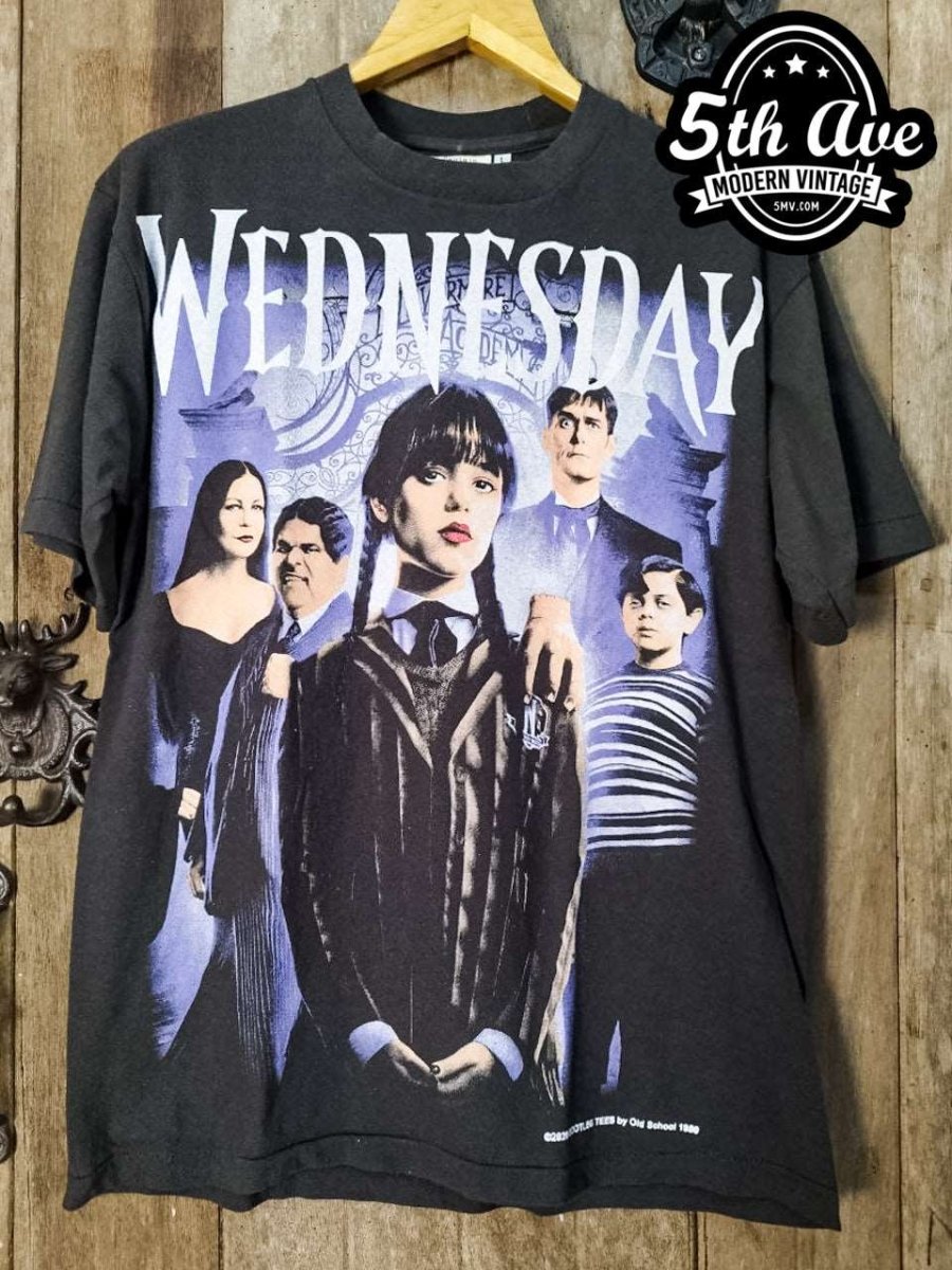 Wednesday Addams The Addams Family - New Vintage Movie T shirt - Vintage Band Shirts