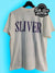 White Nirvana Silver T Shirt - Vintage Band Shirts