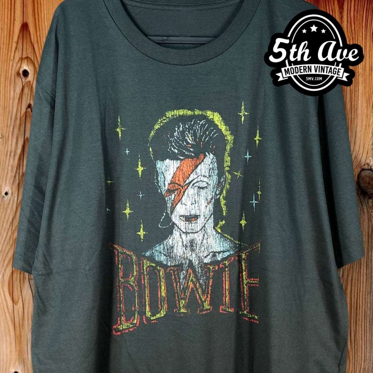Ziggy's Odyssey: David Bowie's 1976 World Tour Tribute Tee - Vintage Band Shirts
